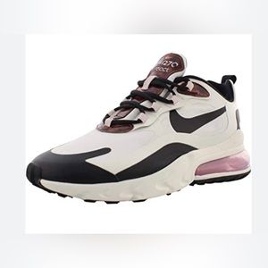 Nike Womens Air Max 270 React Sail/Barely Rose/Black, Size:6